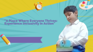 Text: "A Place Where Everyone Thrives: Experience Inclusivity in Action" Gateway Inclusive School promoting a welcoming and inclusive educational environment.