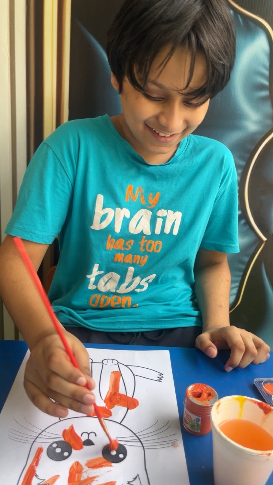 Fine Motor Skill Development Activities through colouring at Gateway International School Lahore