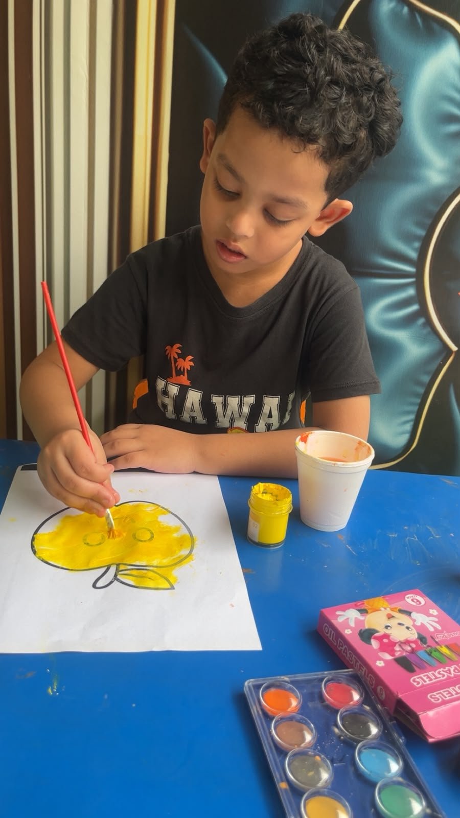 Fine Motor Skill Development Activities through colouring at Gateway International School Lahore