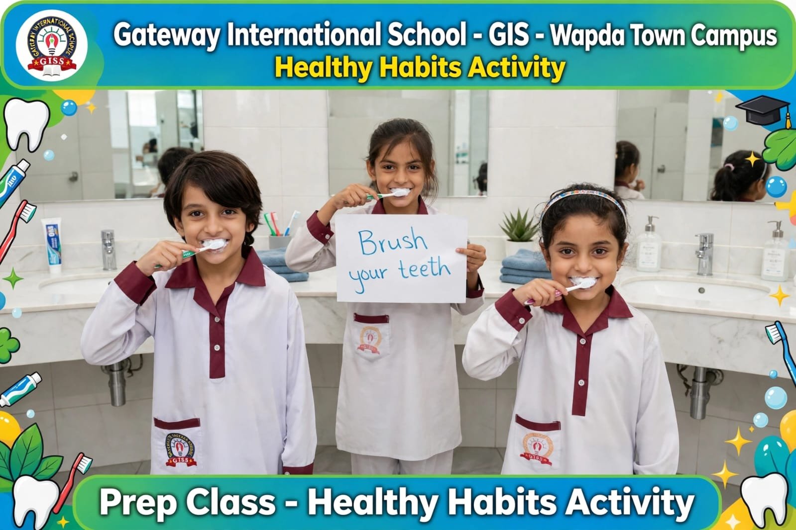Healthy Habits for Kids Class Prep Activity at Gateway International School Lahore