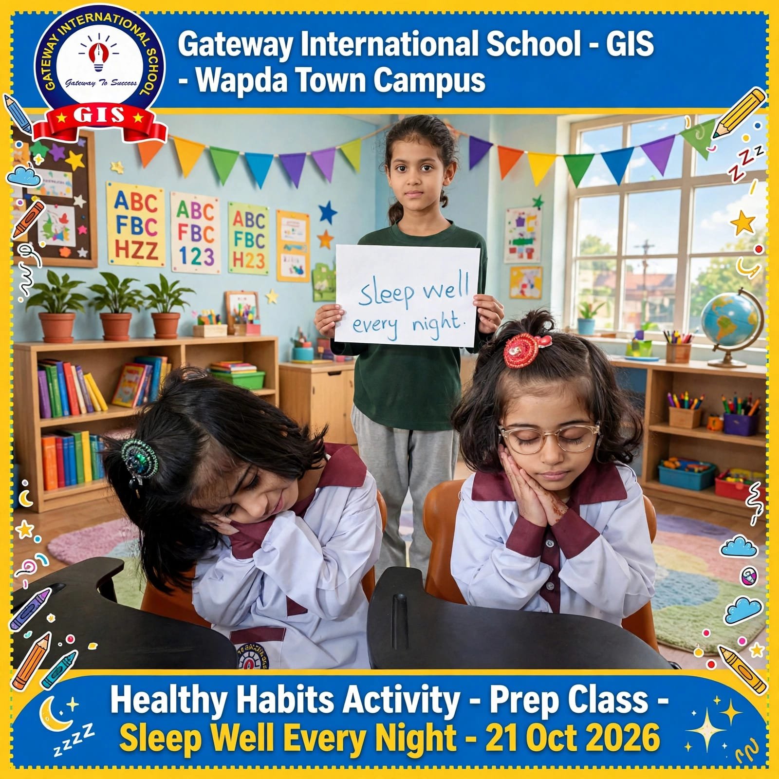 Healthy Habits for Kids Class Prep Activity at Gateway International School Lahore