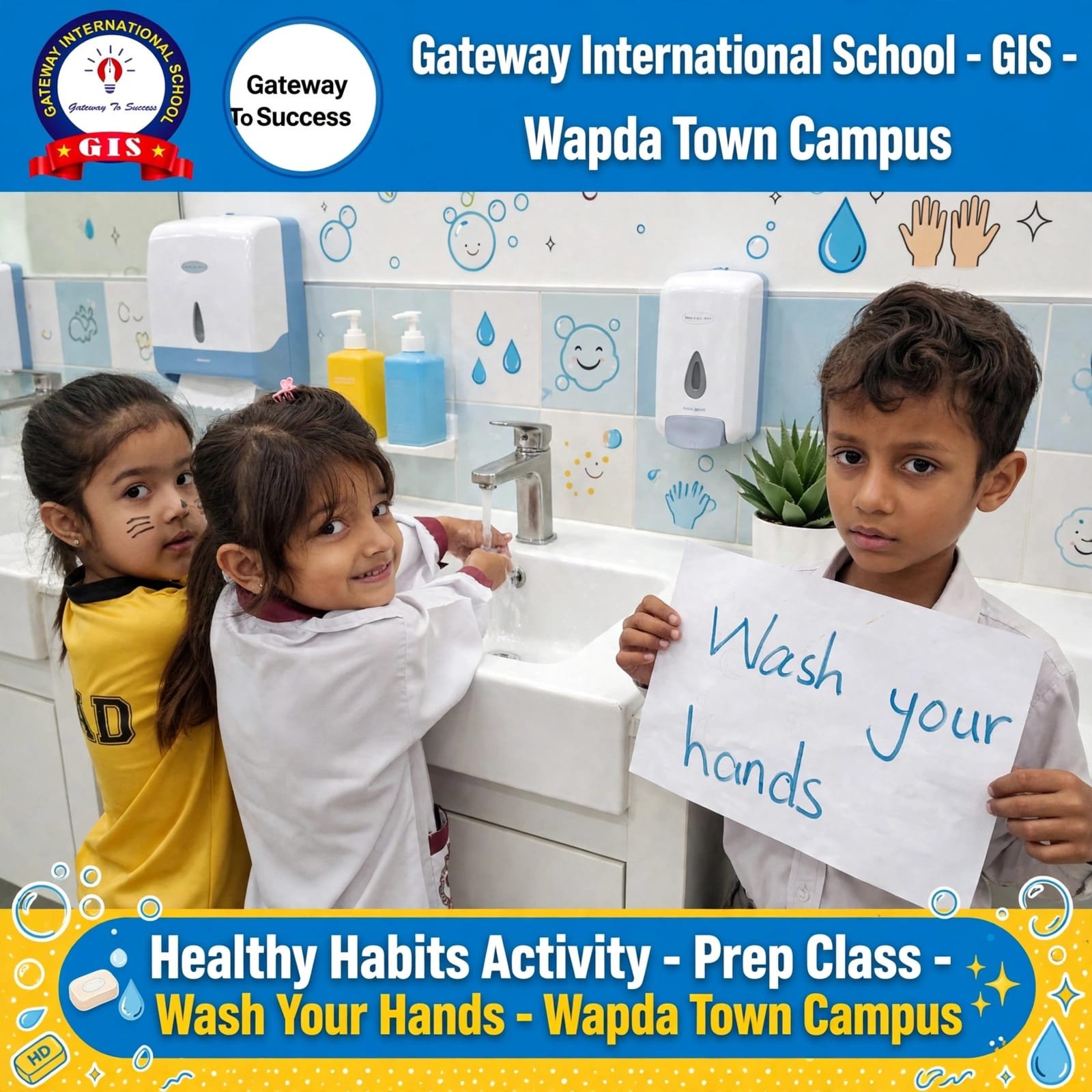 Healthy Habits for Kids Class Prep Activity at Gateway International School Lahore